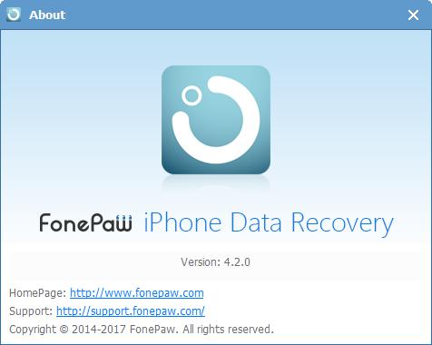 FonePaw iPhone Data Recovery 4.2.0