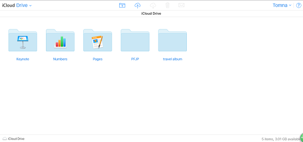 Access iCloud Drive Files Online