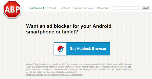 Adblock Plus Android