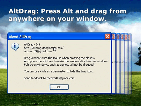 AltDrag Windows