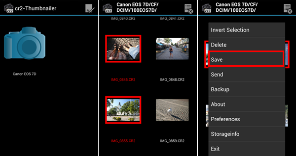 Transfer Photos from Camera to Android