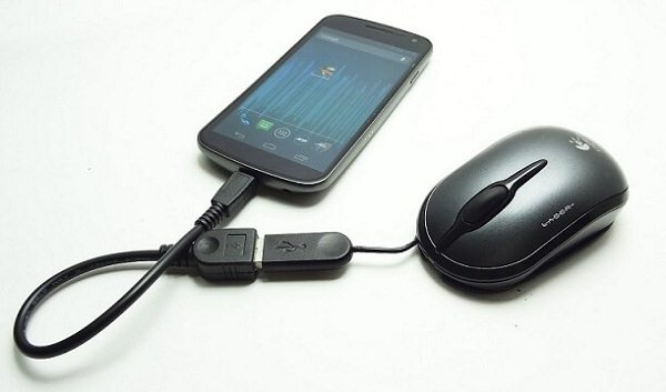 Connect Mouse with OTG