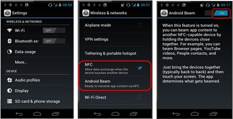 Enable NFC on Android