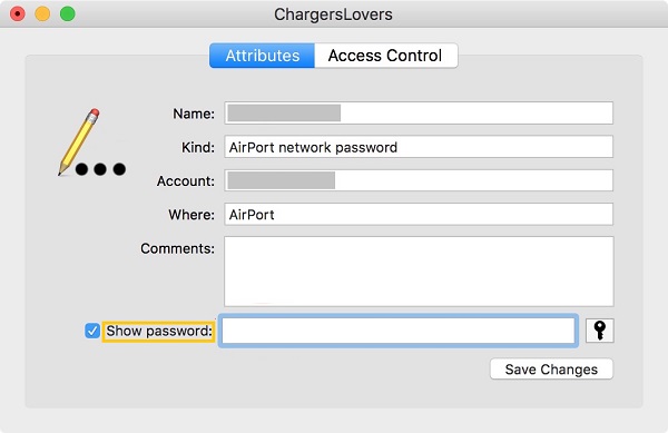 Find Wi-Fi Password on Mac