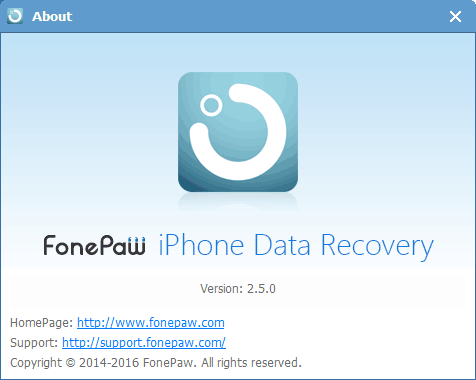 FonePaw iPhone Data Recovery V2.5