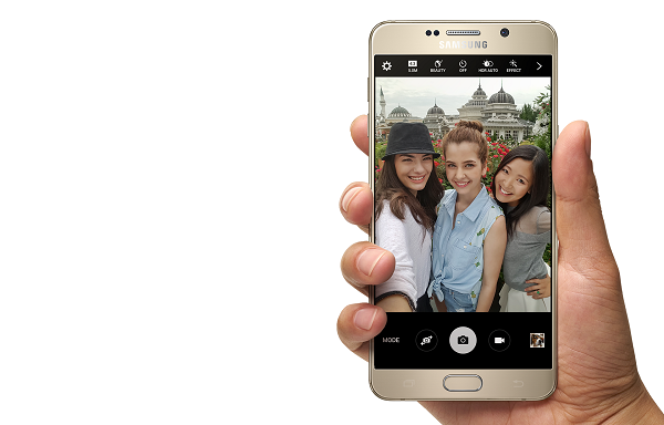 Galaxy Note 5 Selfie Mode