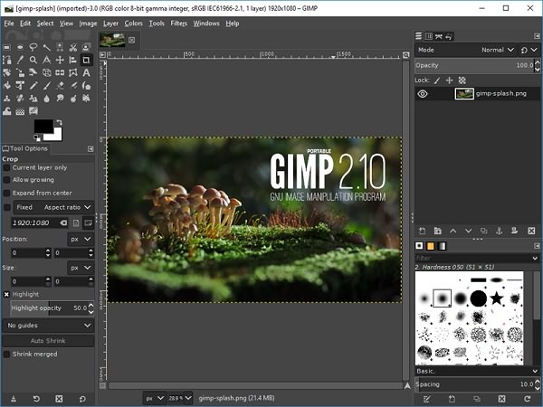 GIMP PSD File Opener