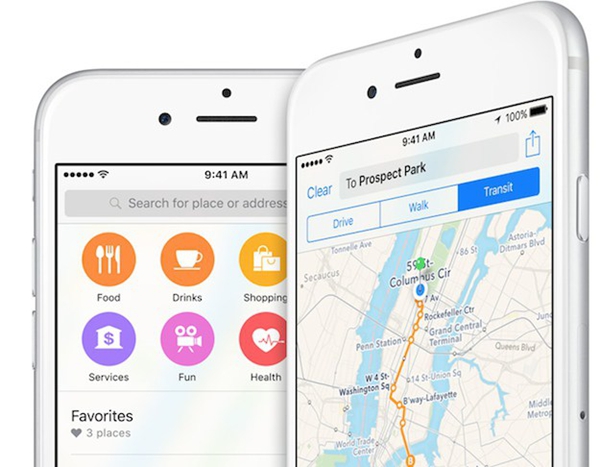 iOS 10 Apple Map