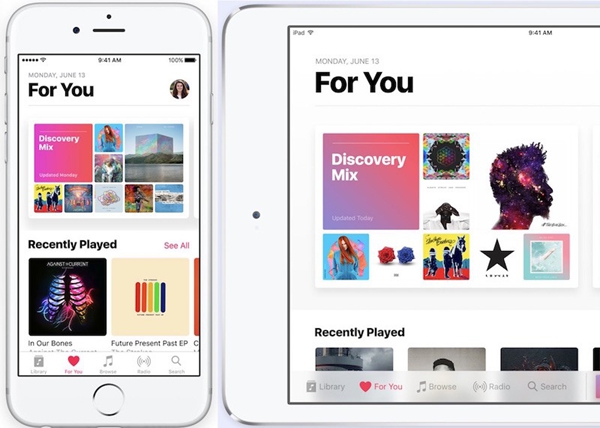 iOS 10 Apple Music