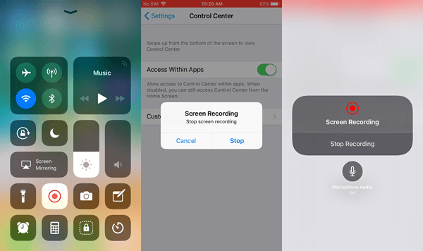 iOS 11 Screen Recording