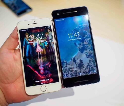 iPhone 8 VS Pixel 2 Display