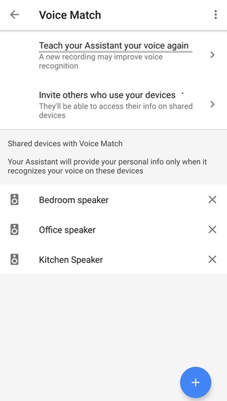 Retrain Google Assistant Voice Model