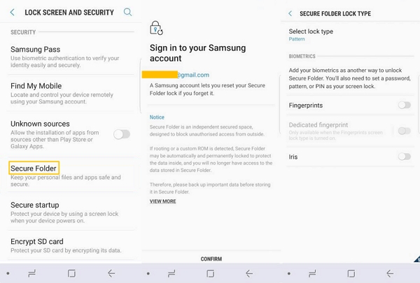 Set Up Samsung Secure Folder