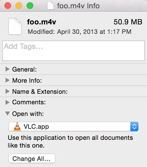 Set VLC as Default Media Player on Mac