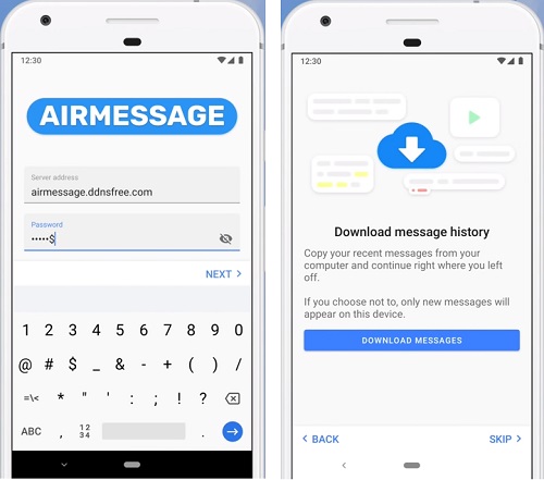 Use AirMessage on Android